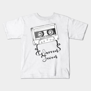 Good Vibes Warren zevon // Retro Ribbon Cass Kids T-Shirt